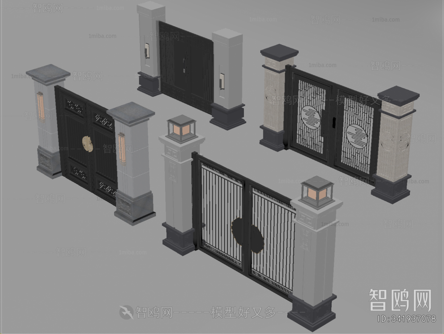 New Chinese Style Gate