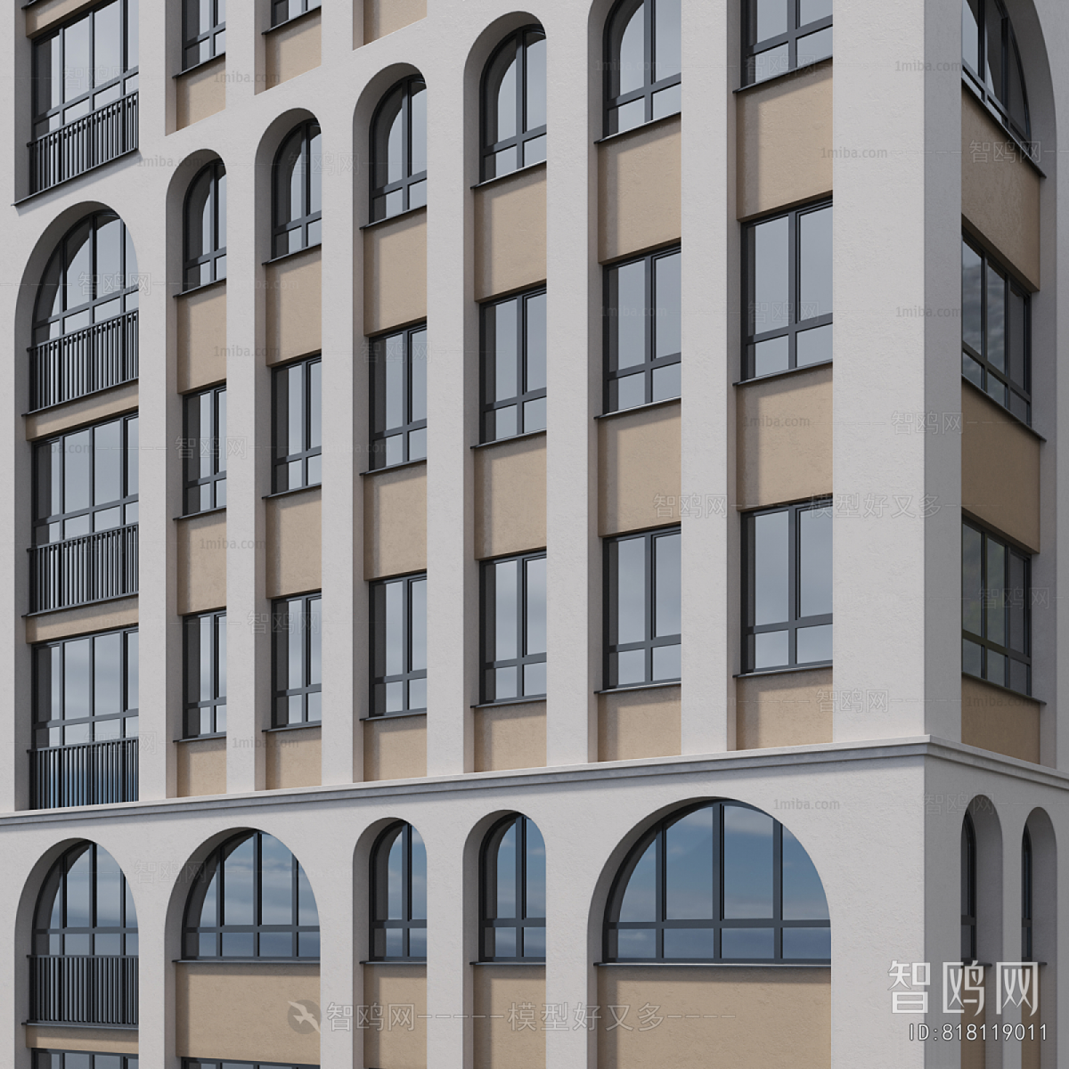 Modern Appearance Of Commercial Building