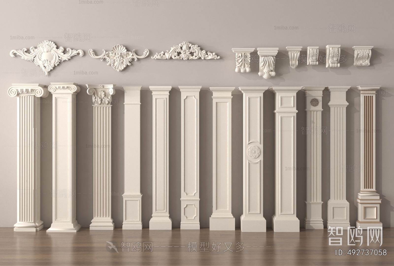 European Style Roman Pillar