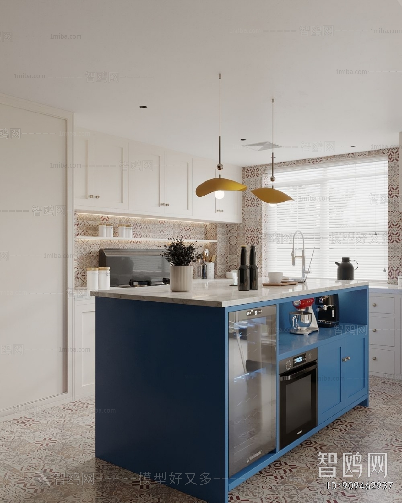 Nordic Style Open Kitchen