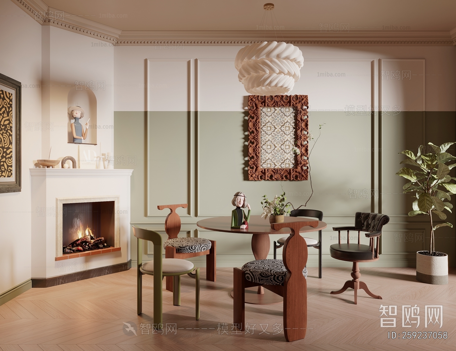 French Style Dining Room