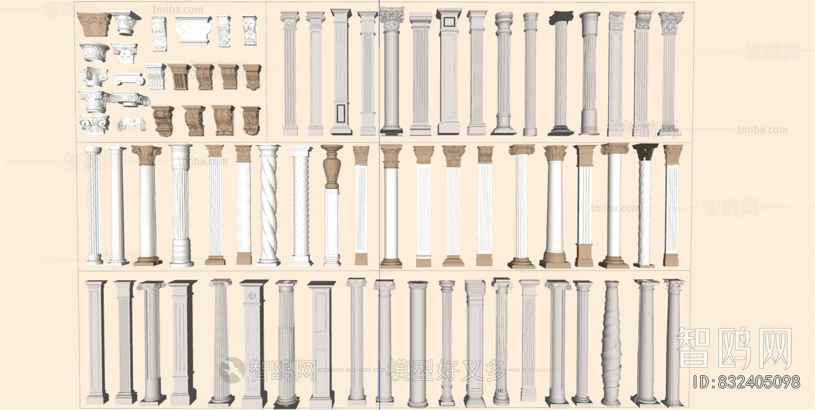 European Style Roman Pillar