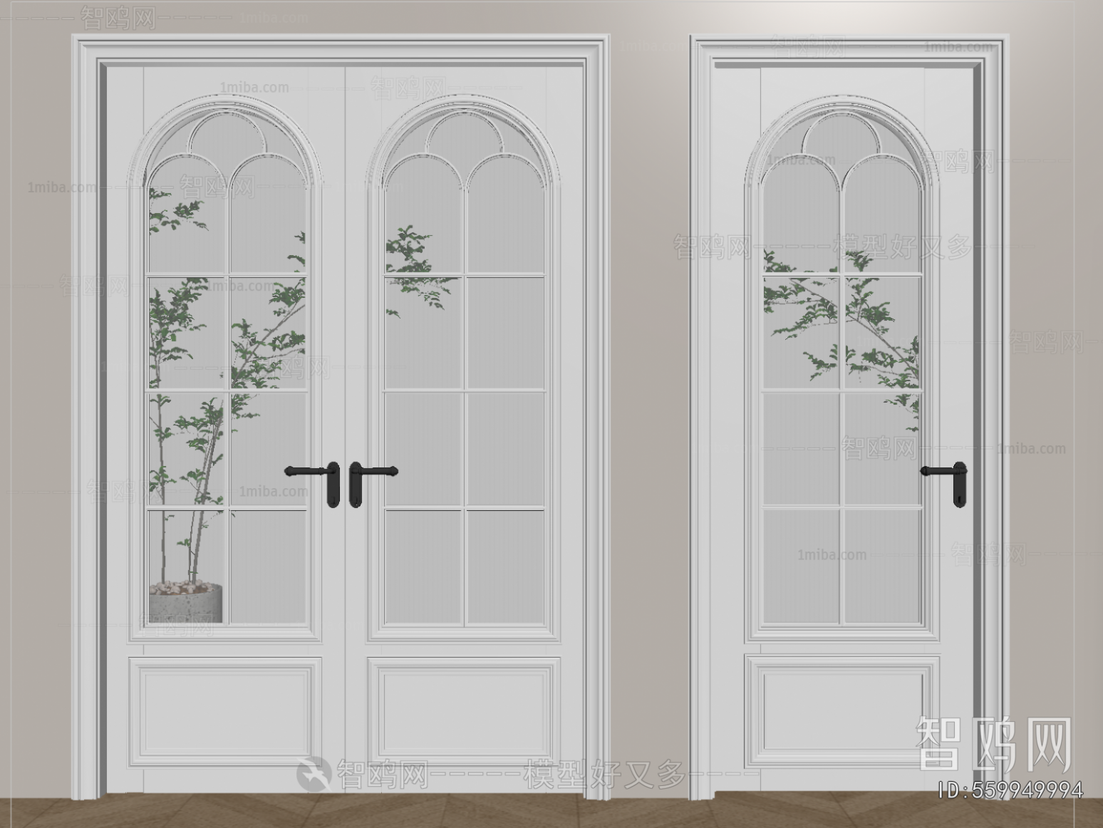 French Style Single Door