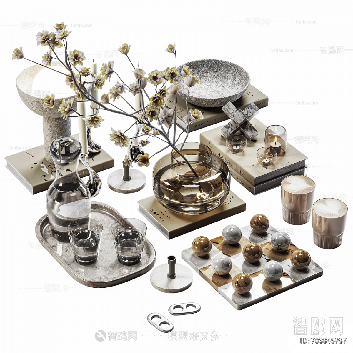 Chinese Style Decorative Set