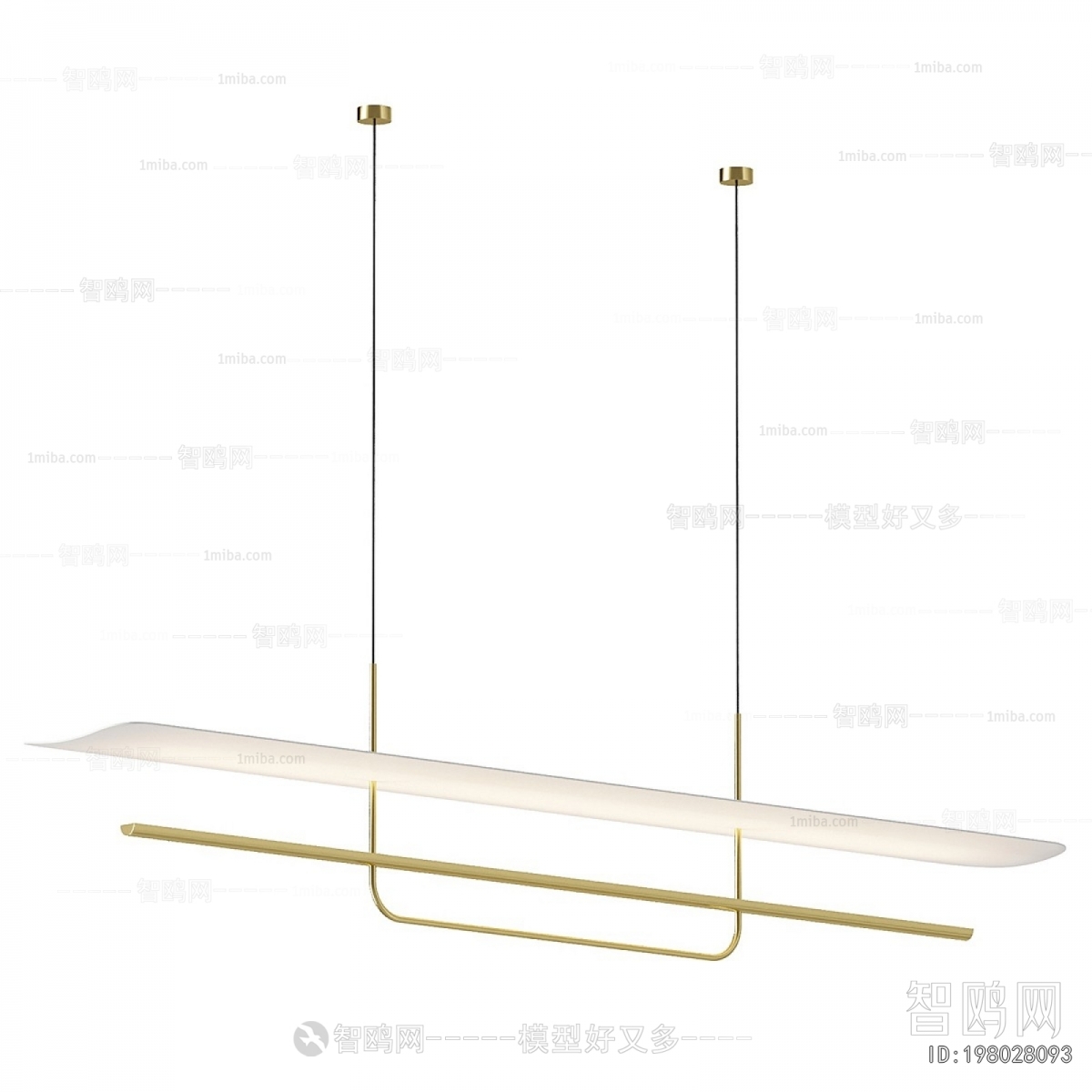Modern Long Chandelier