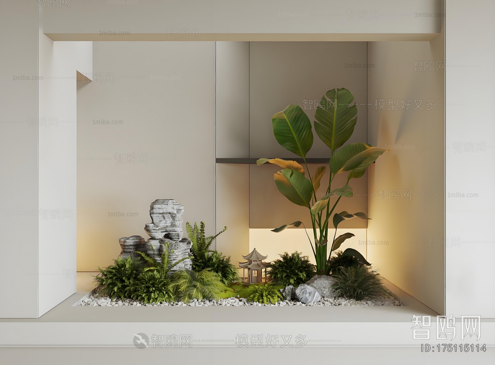 New Chinese Style Plant Landscaping