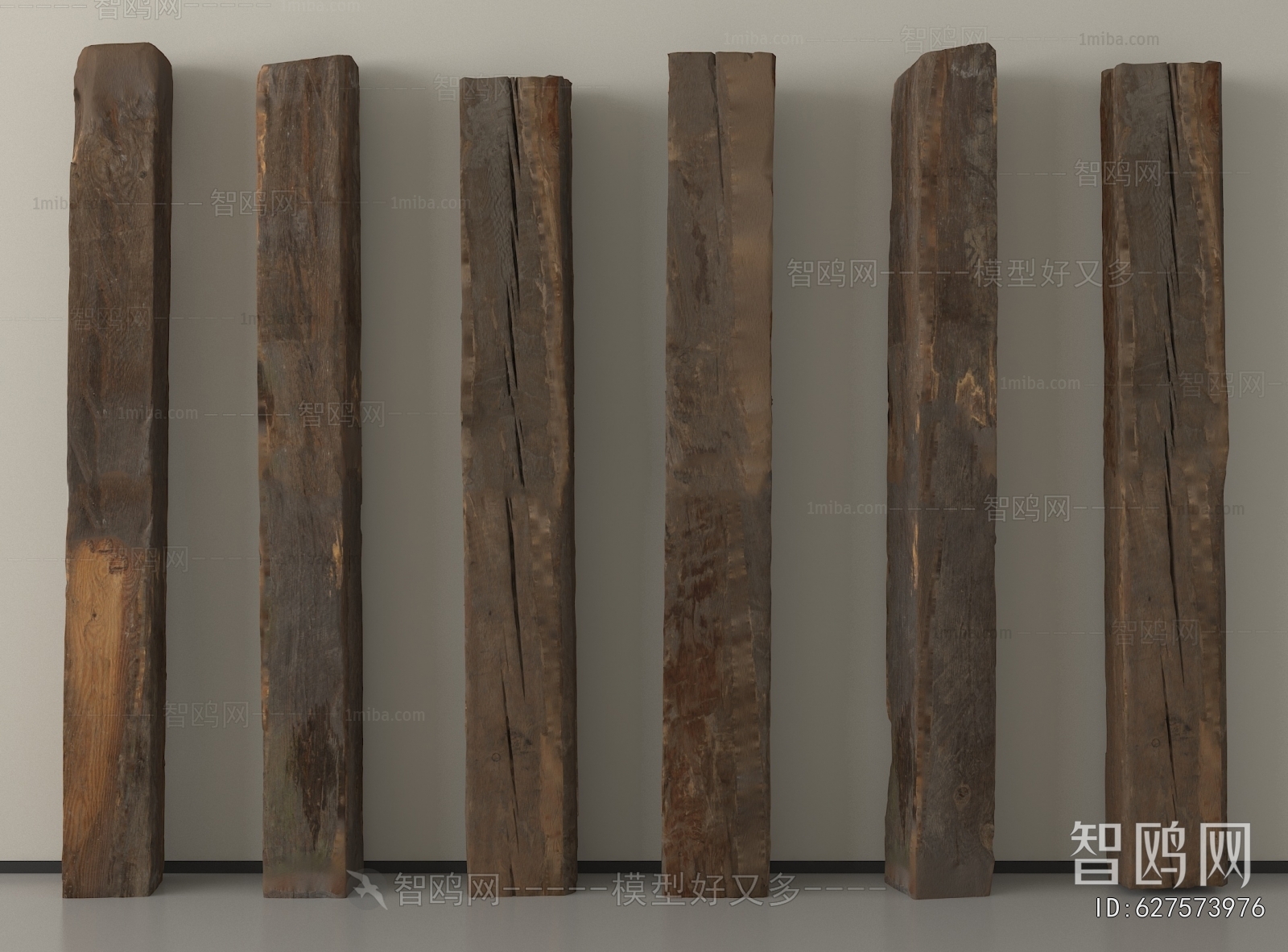 Wabi-sabi Style Column