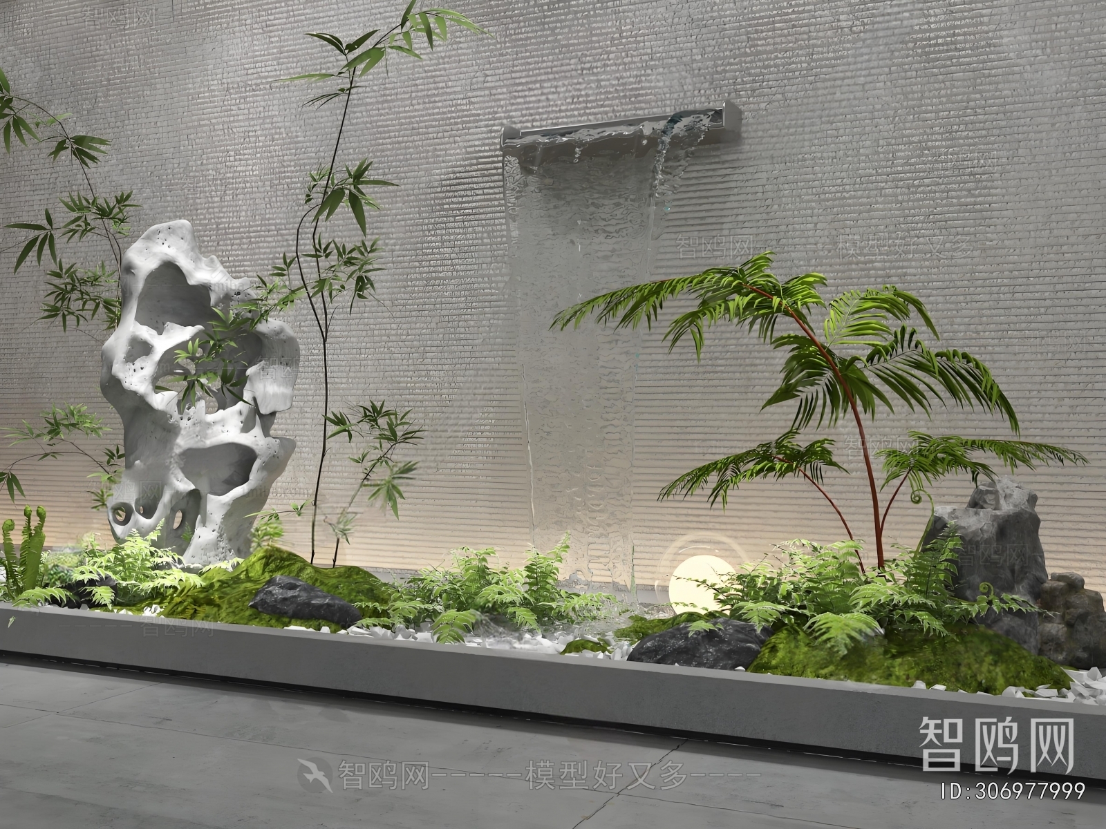 New Chinese Style Plant Landscaping