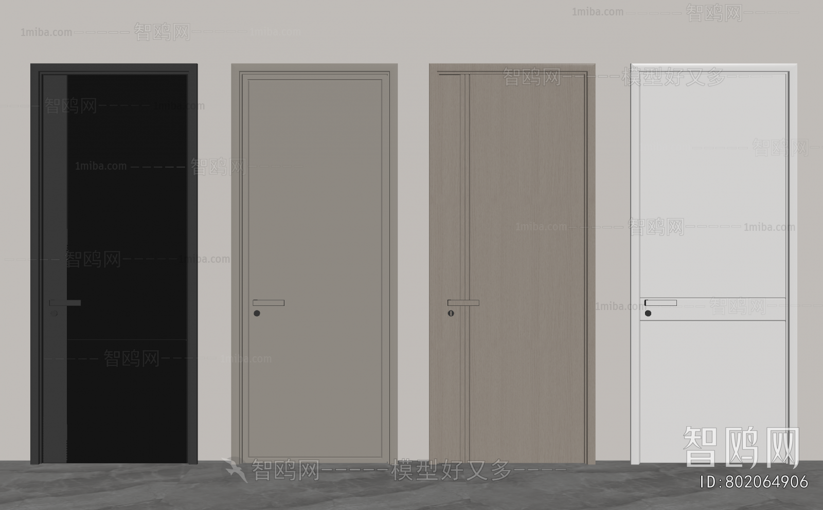 Modern Single Door