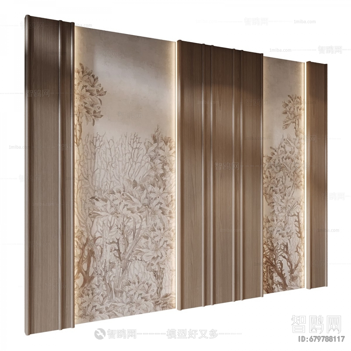 New Chinese Style TV Wall