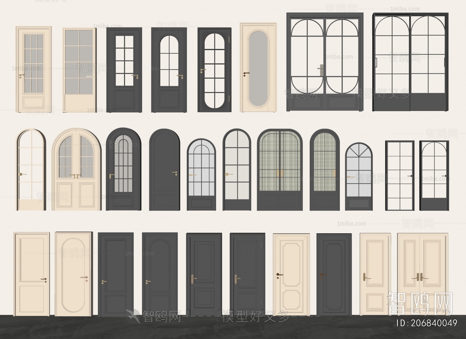 French Style Single Door