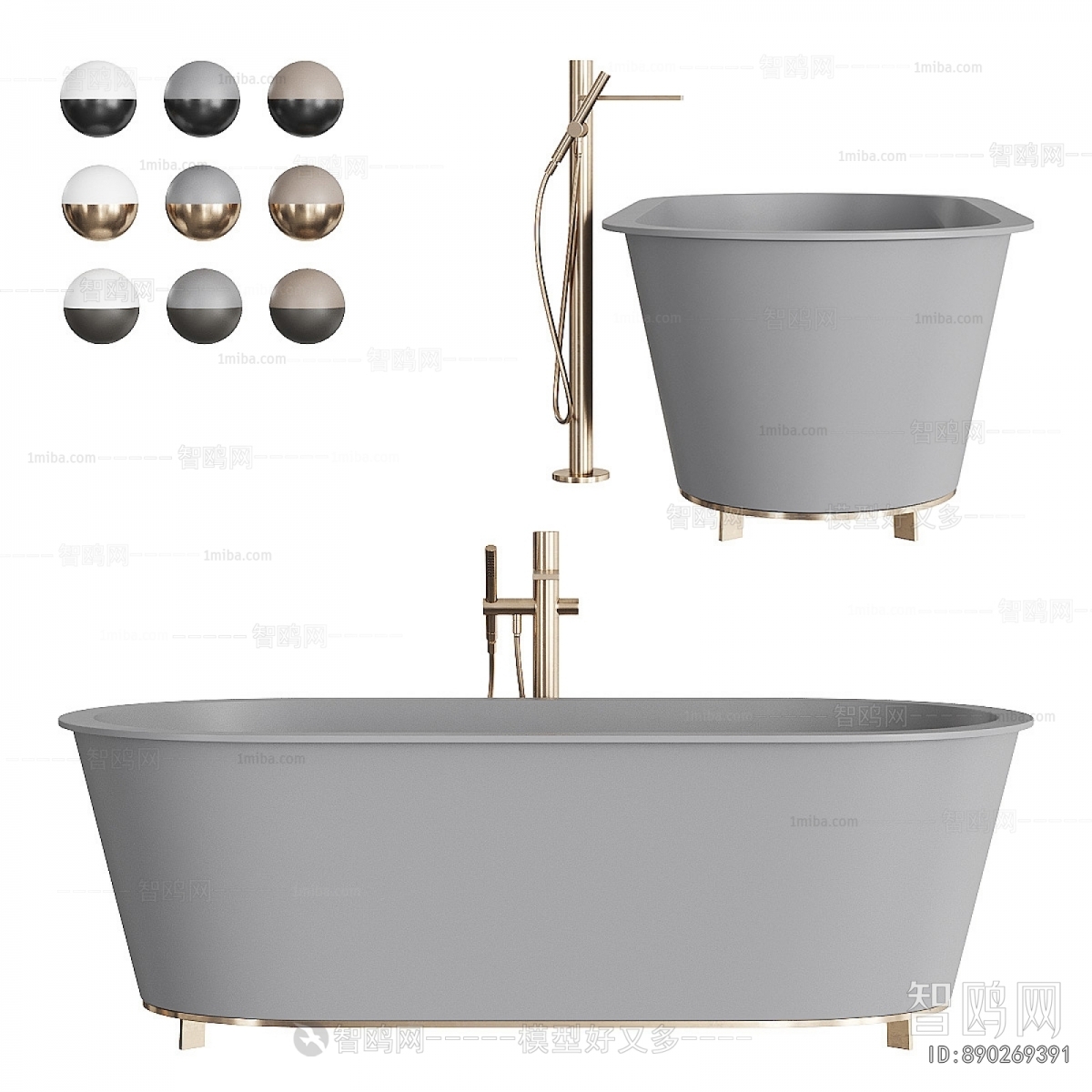 Nordic Style Bathtub