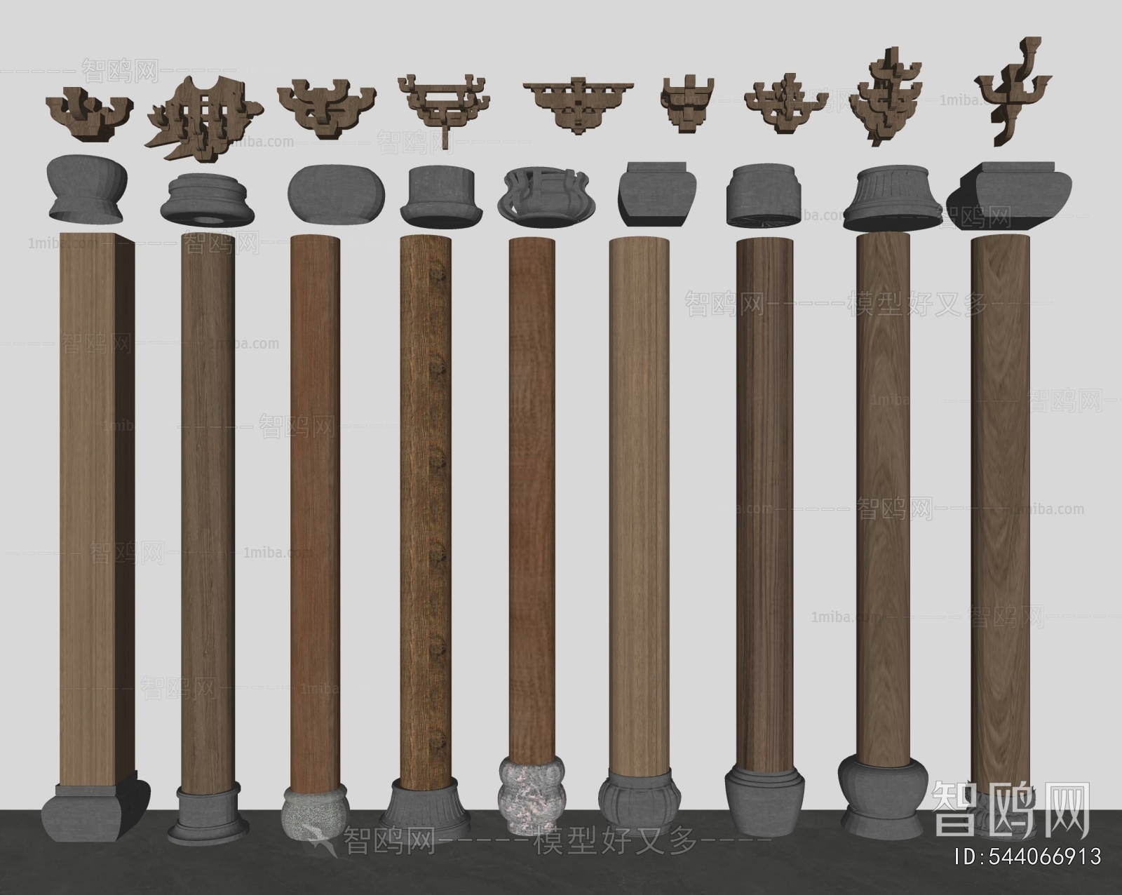 Chinese Style Column