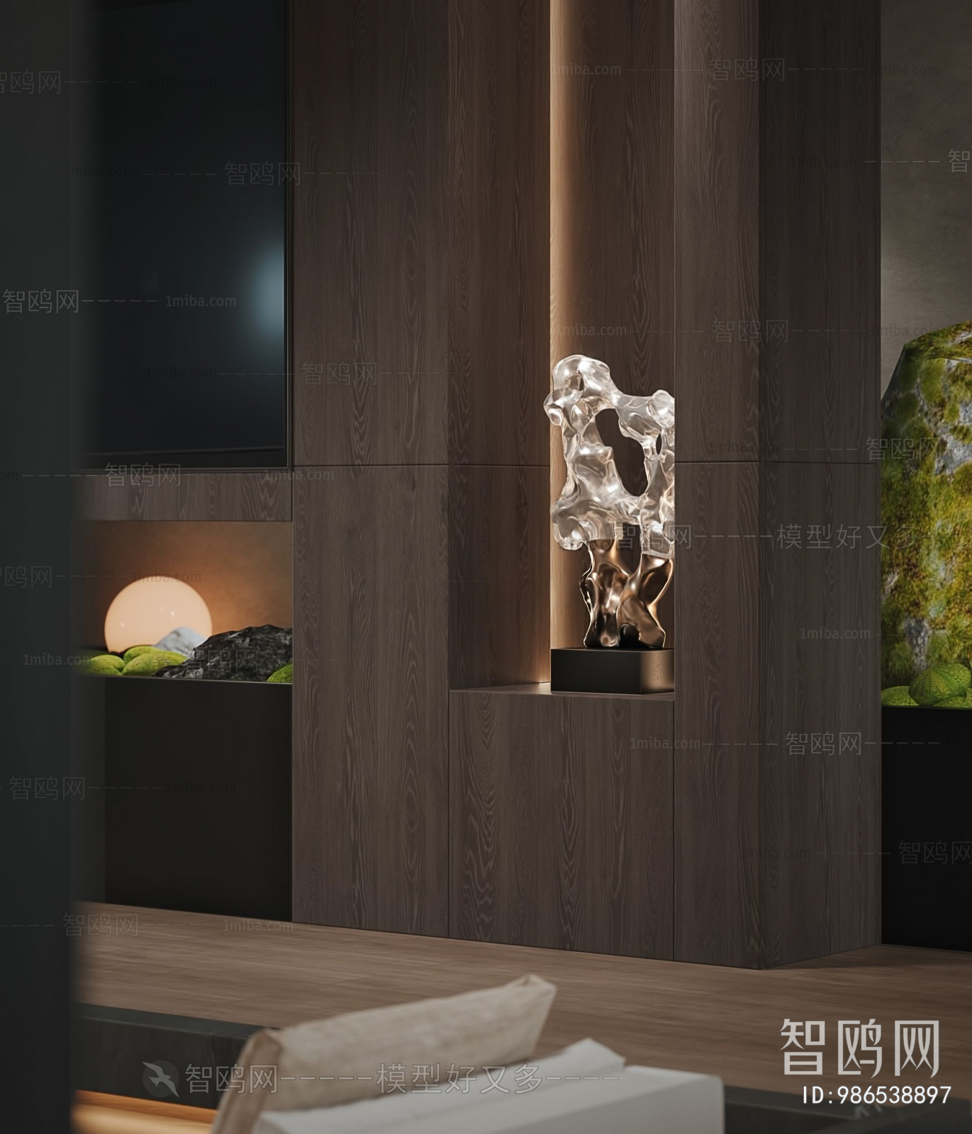 Wabi-sabi Style A Living Room