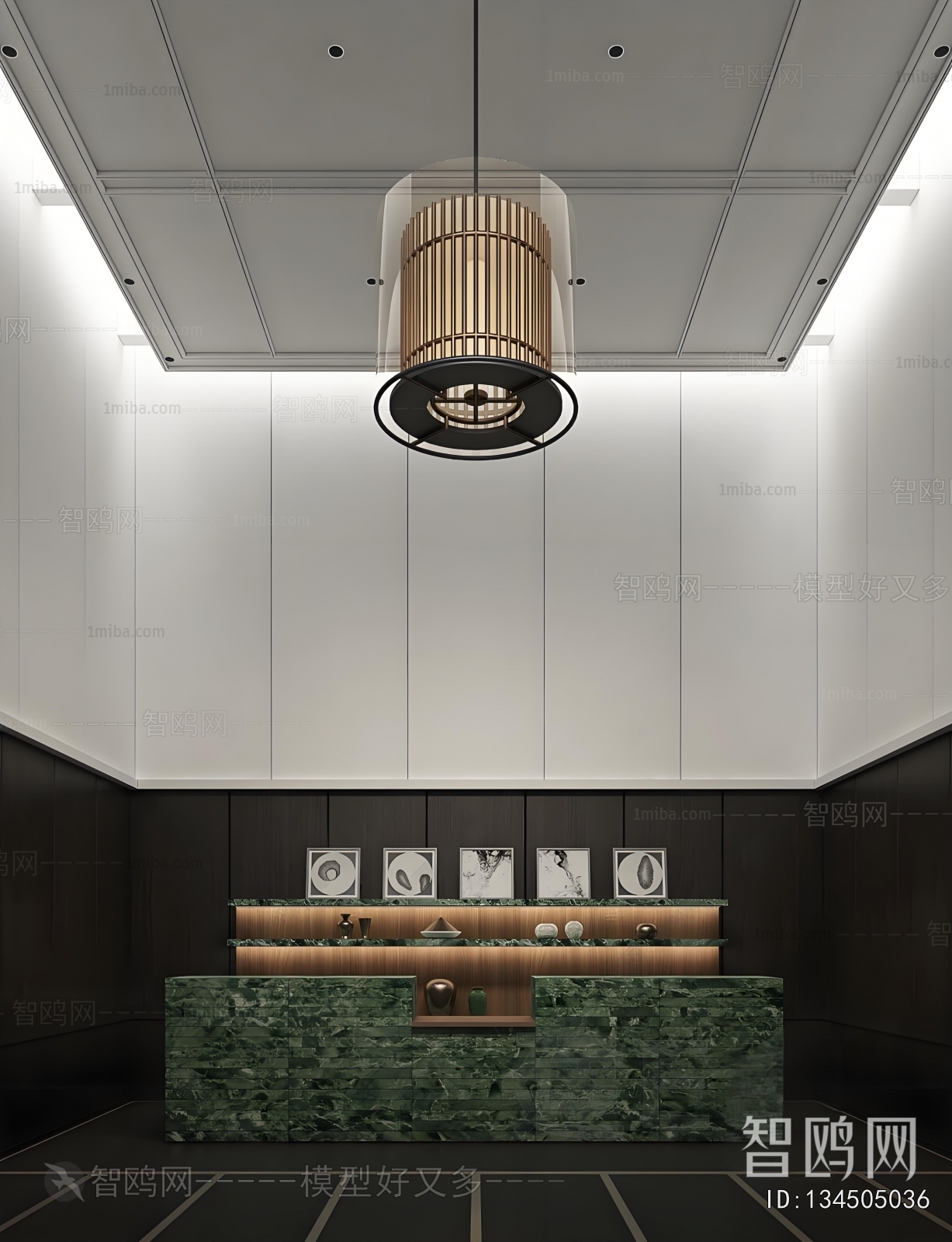 Modern Office Reception Desk