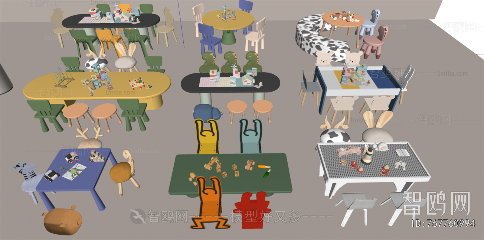 Modern Children's Table/chair