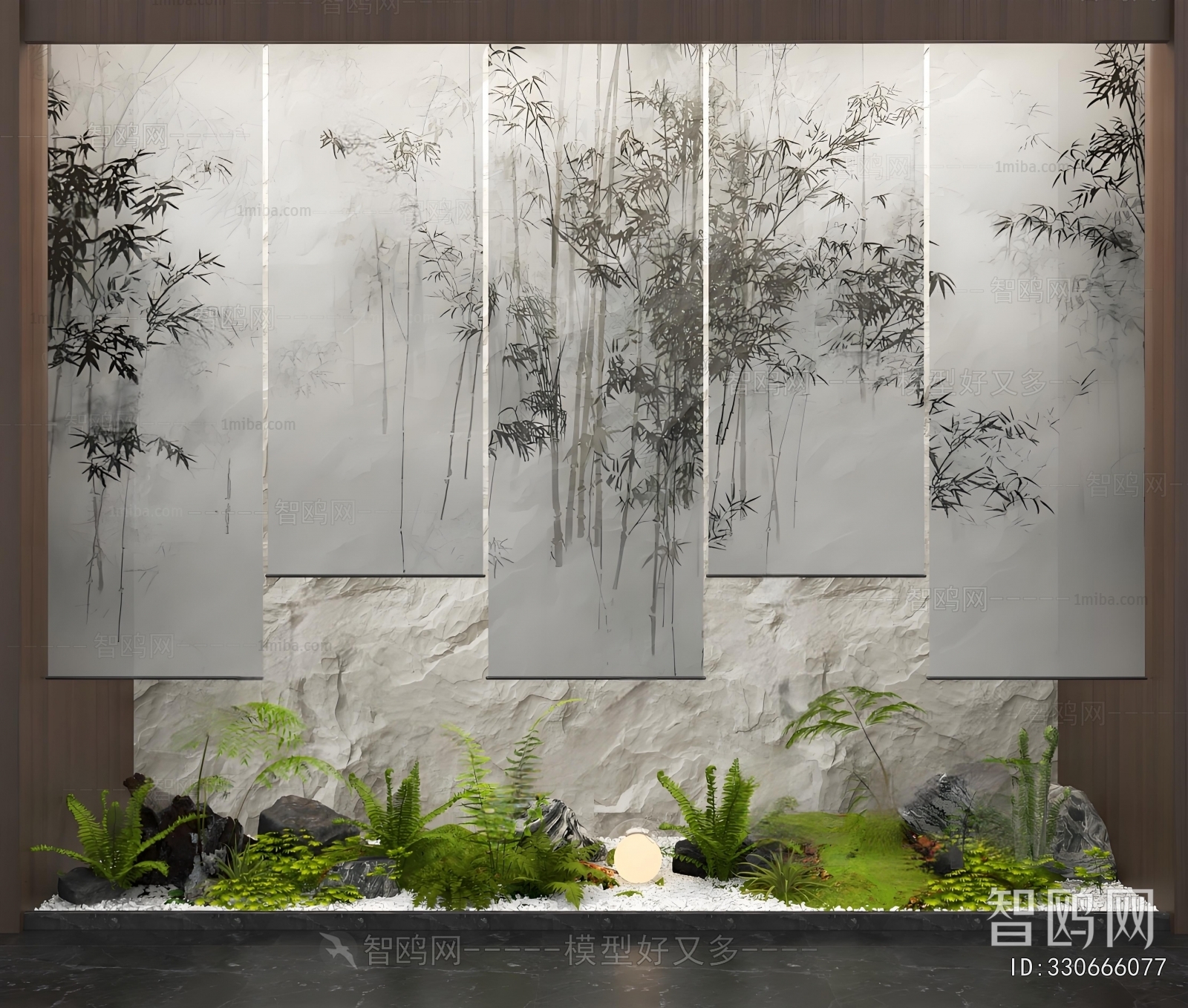 New Chinese Style Plant Landscaping