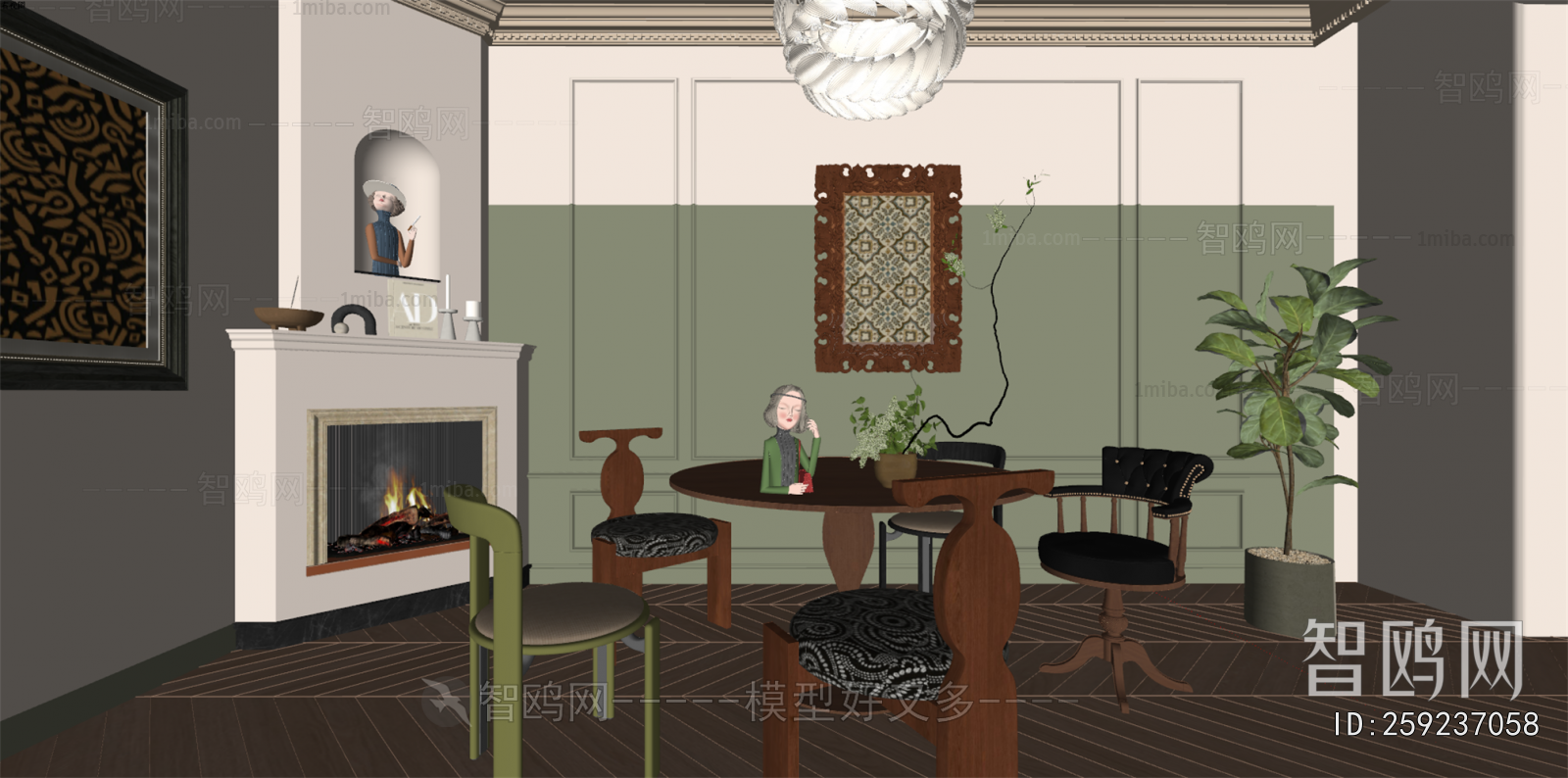 French Style Dining Room