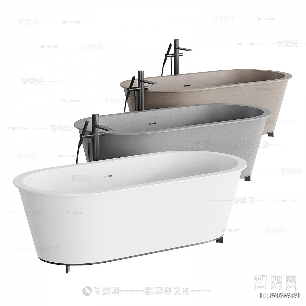 Nordic Style Bathtub