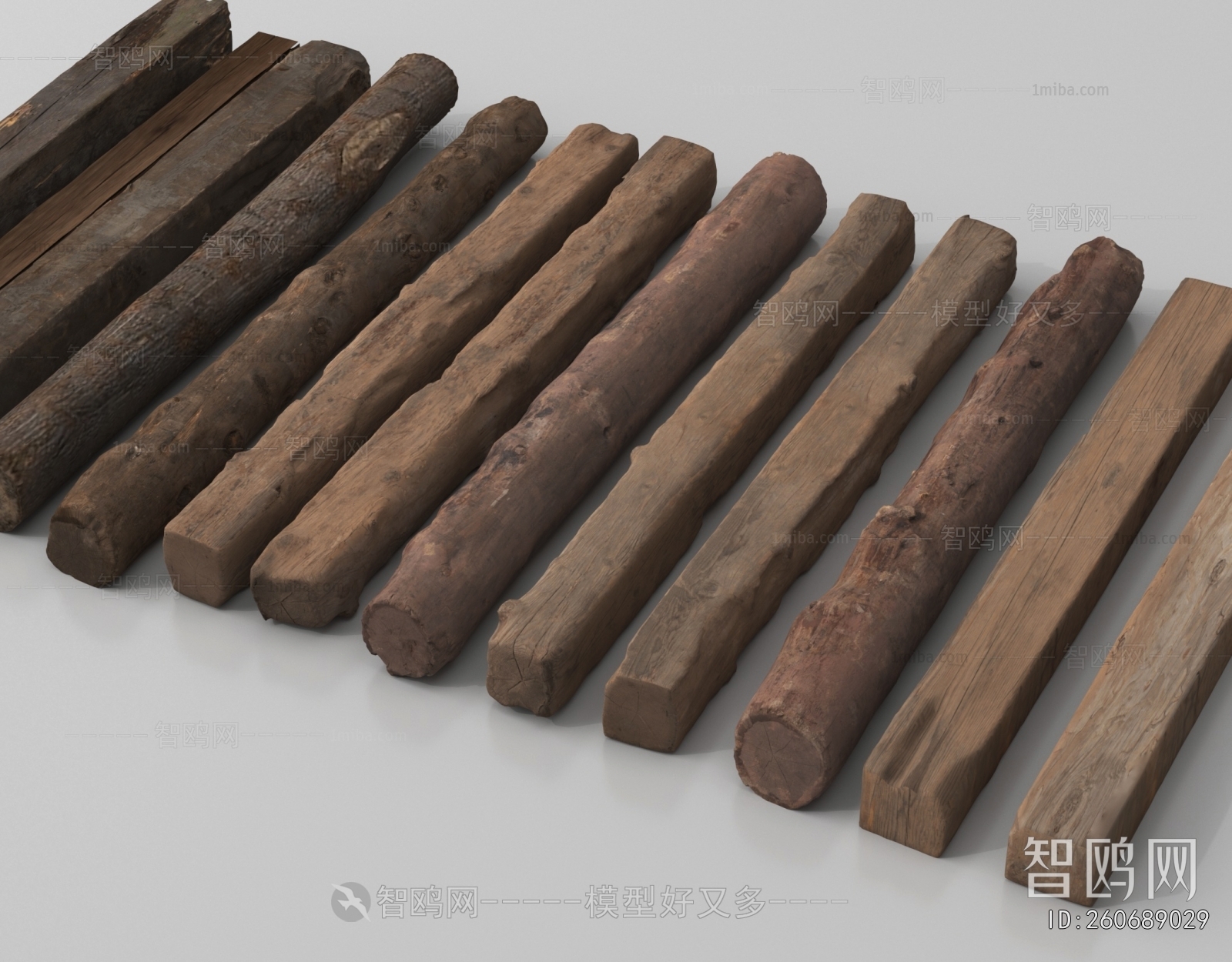 Wabi-sabi Style Column