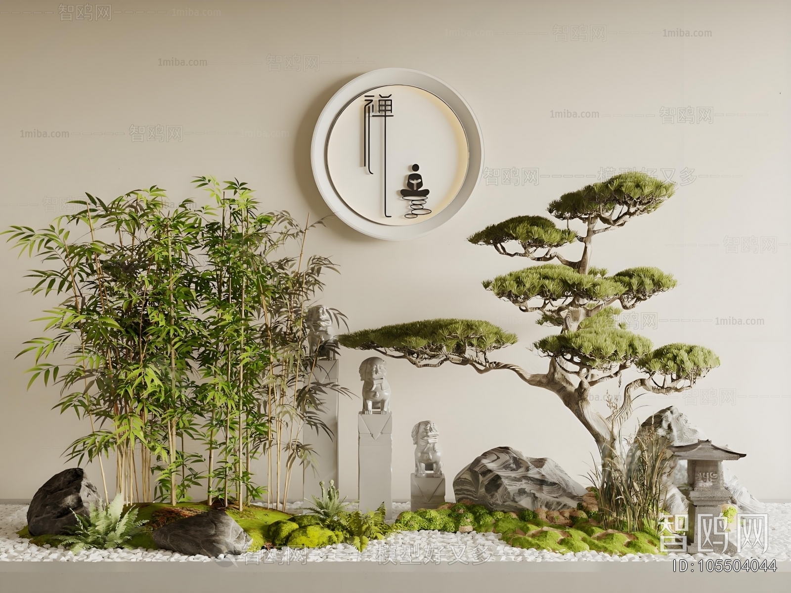 New Chinese Style Plant Landscaping