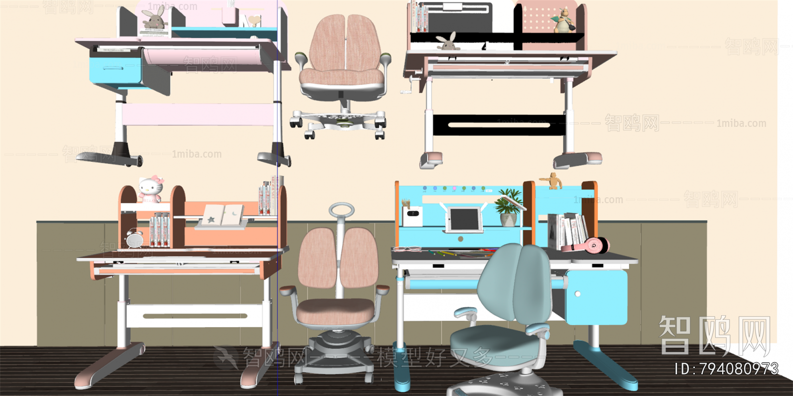 Modern Computer Desk And Chair