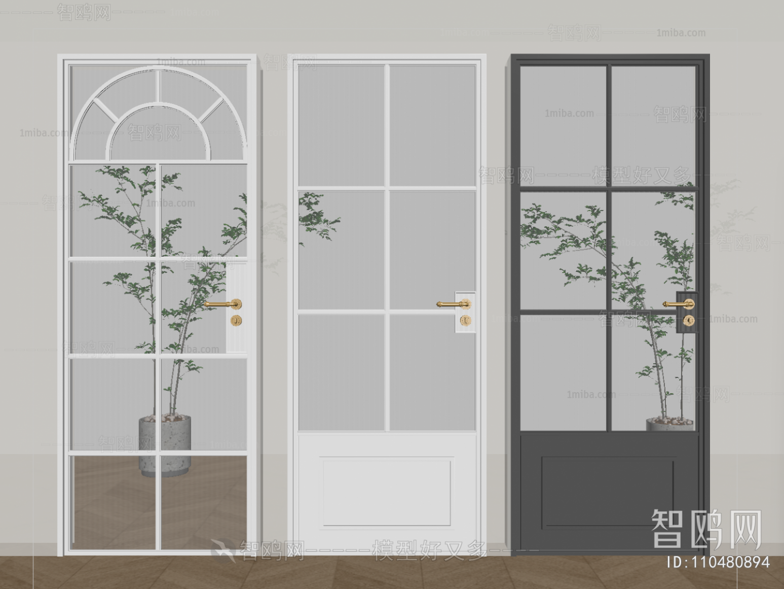 French Style Single Door