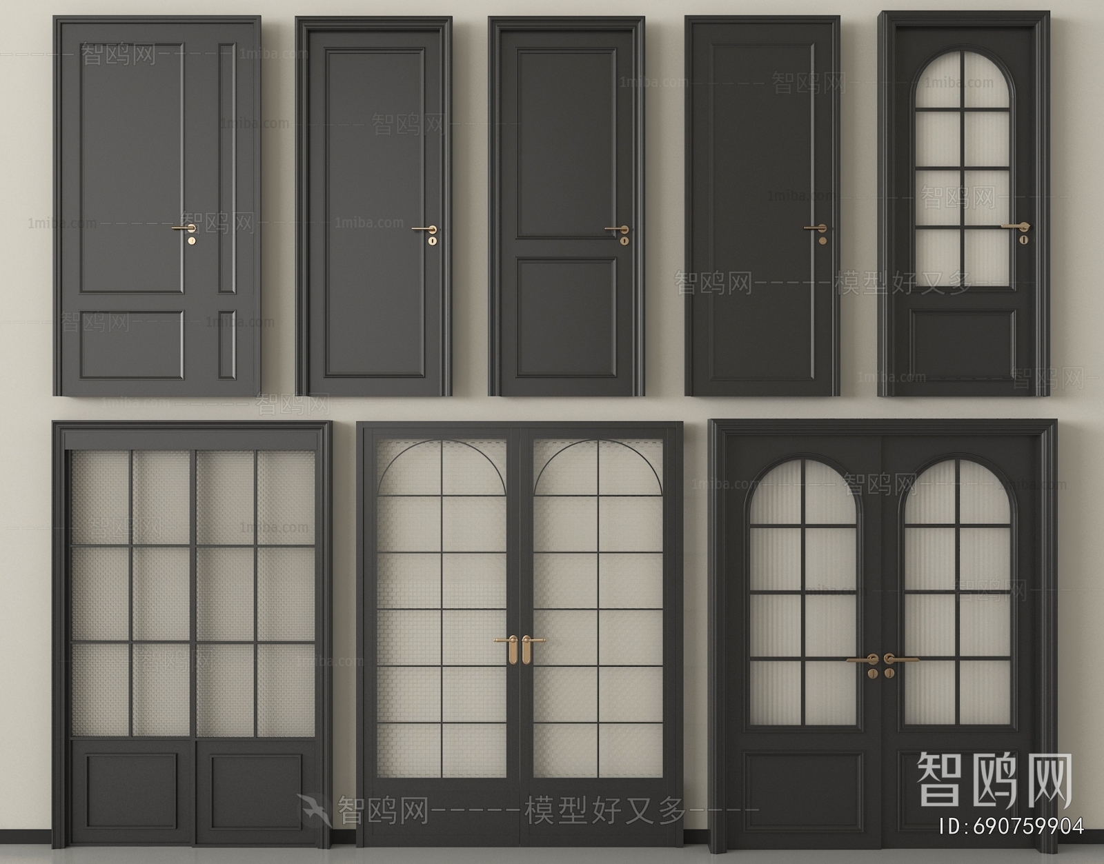 French Style Single Door