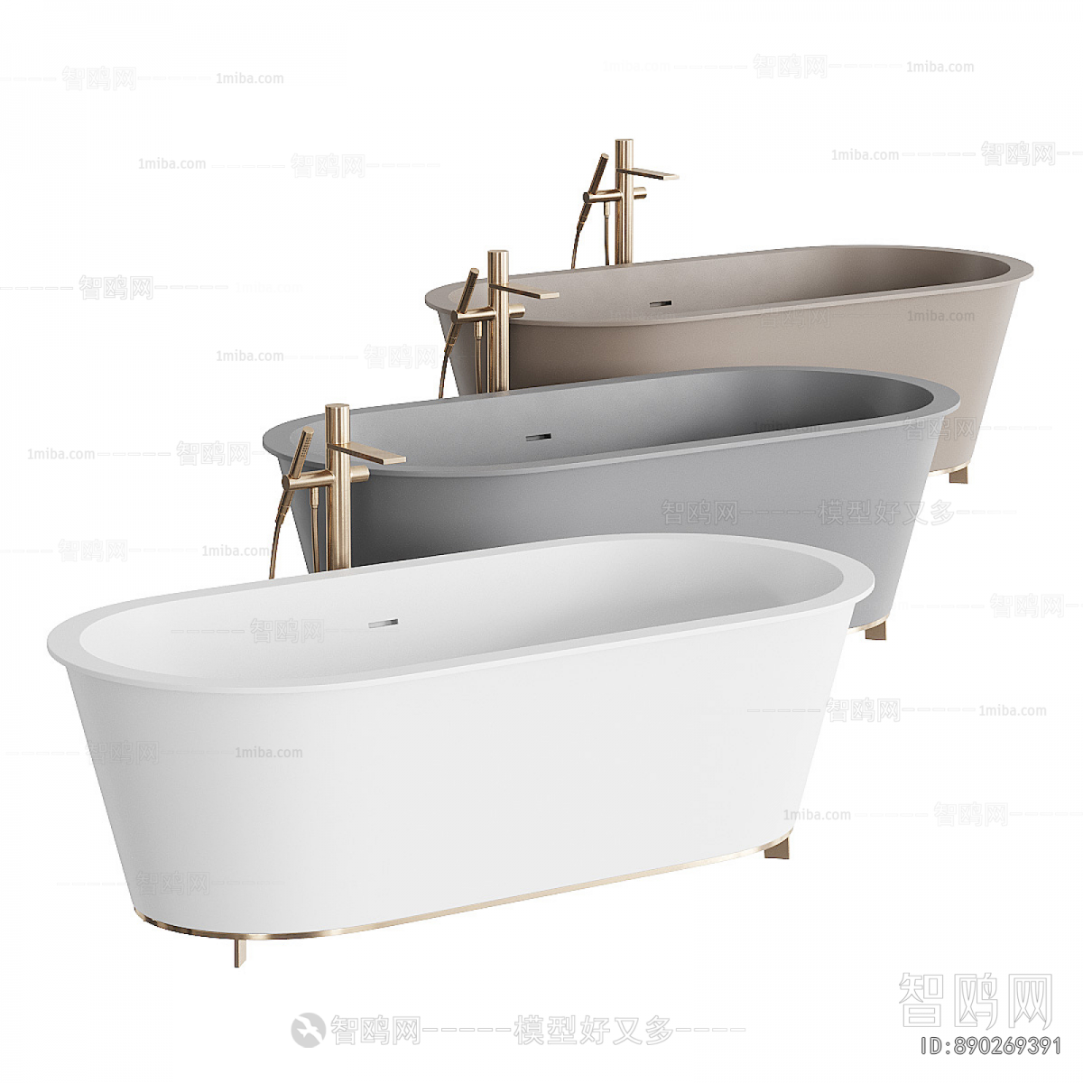 Nordic Style Bathtub