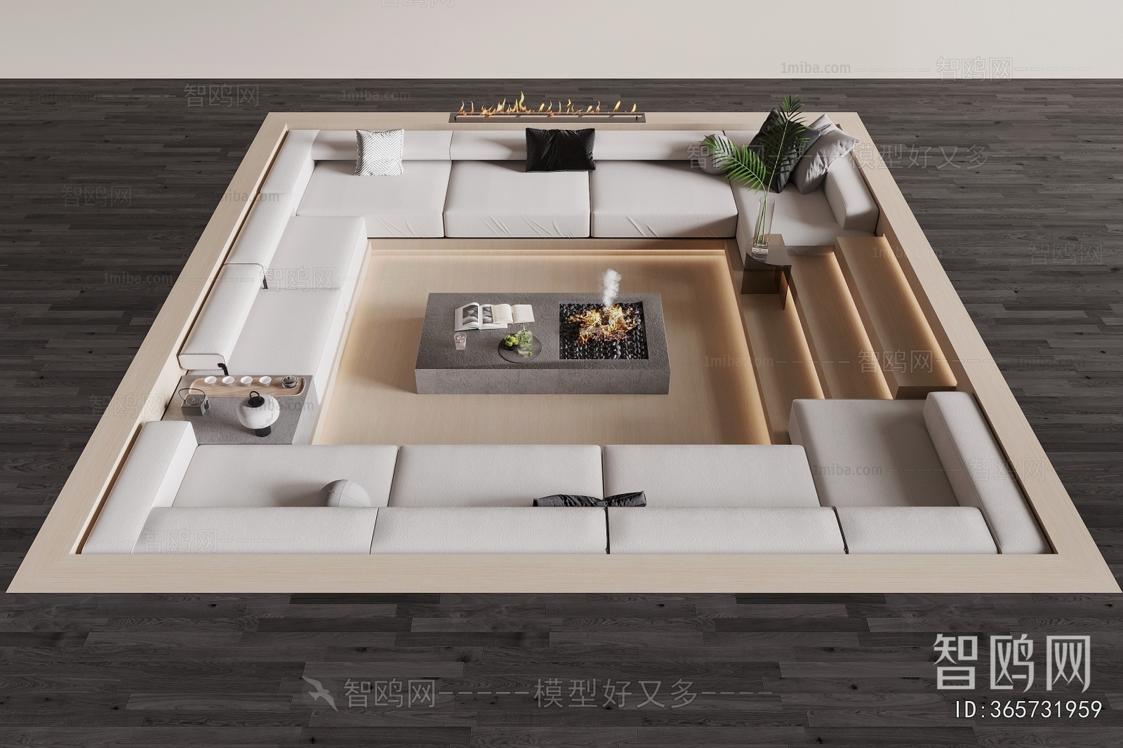 Modern Card Seat Sofa