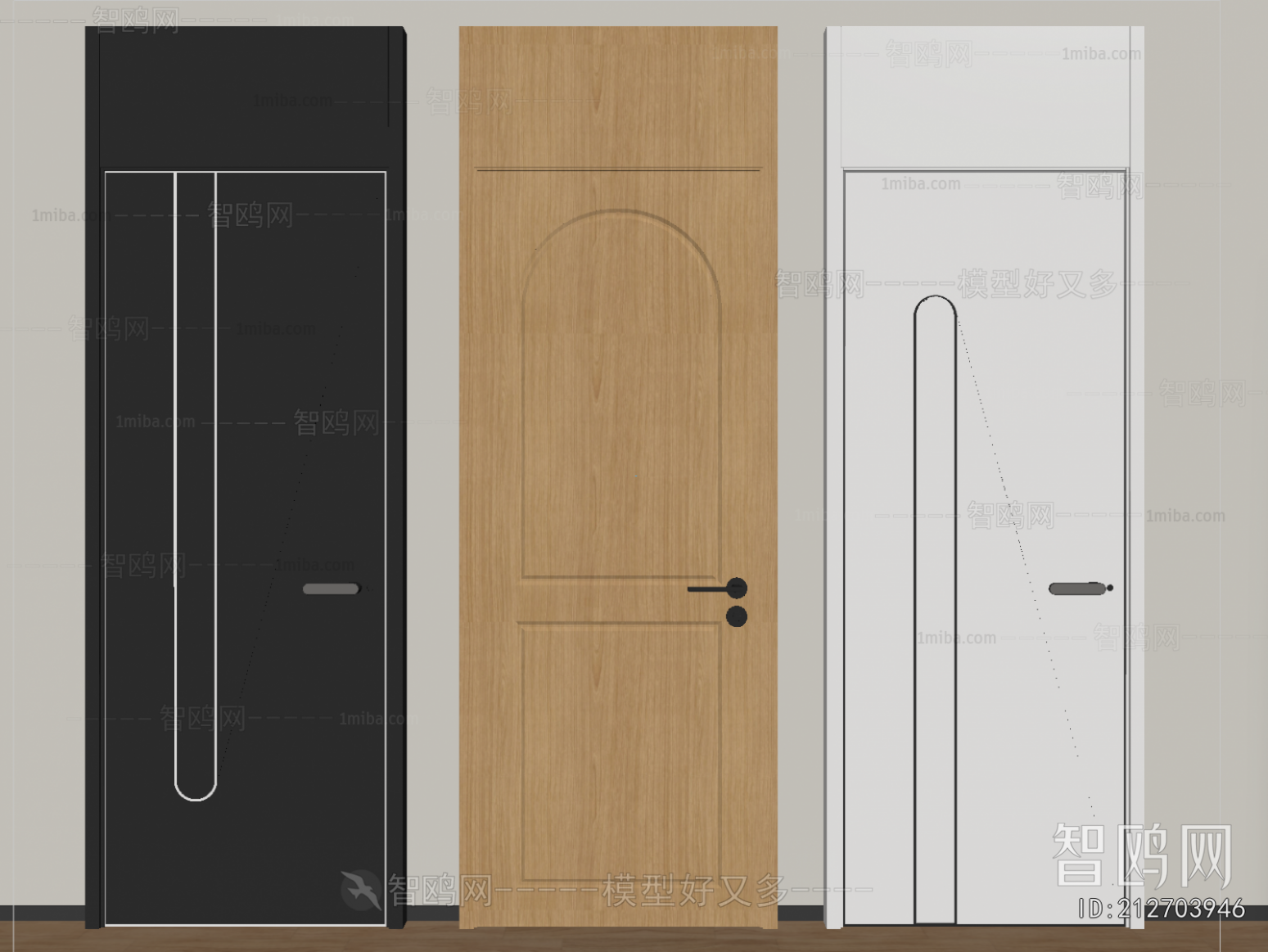 Modern Single Door