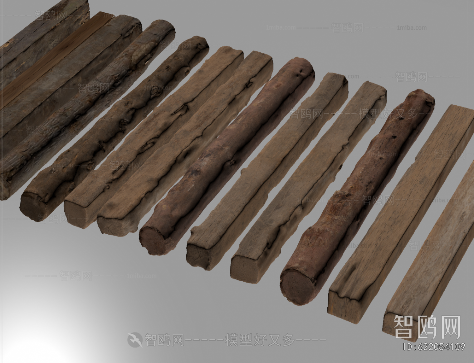 Wabi-sabi Style Column