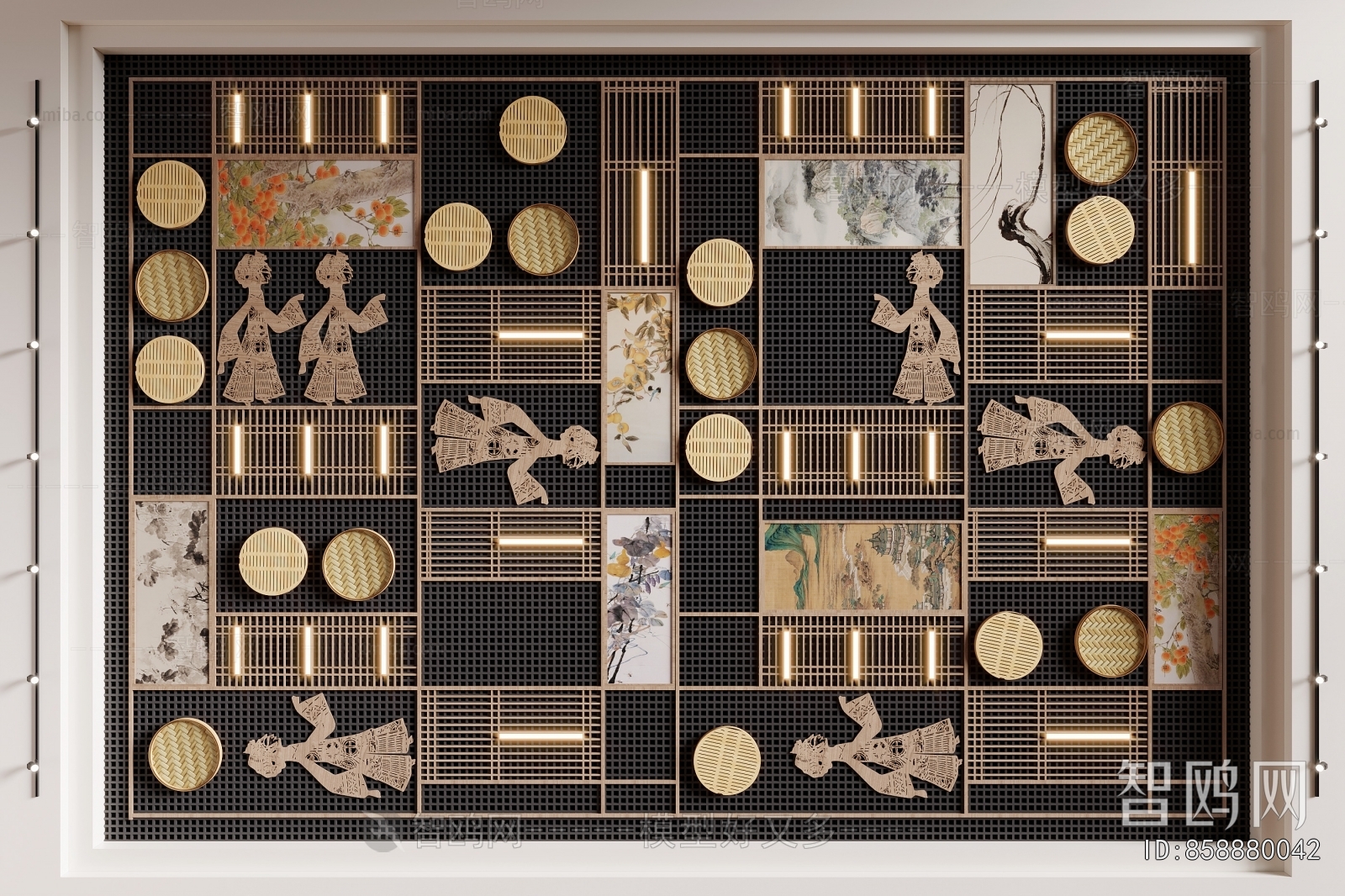 New Chinese Style Suspended Ceiling