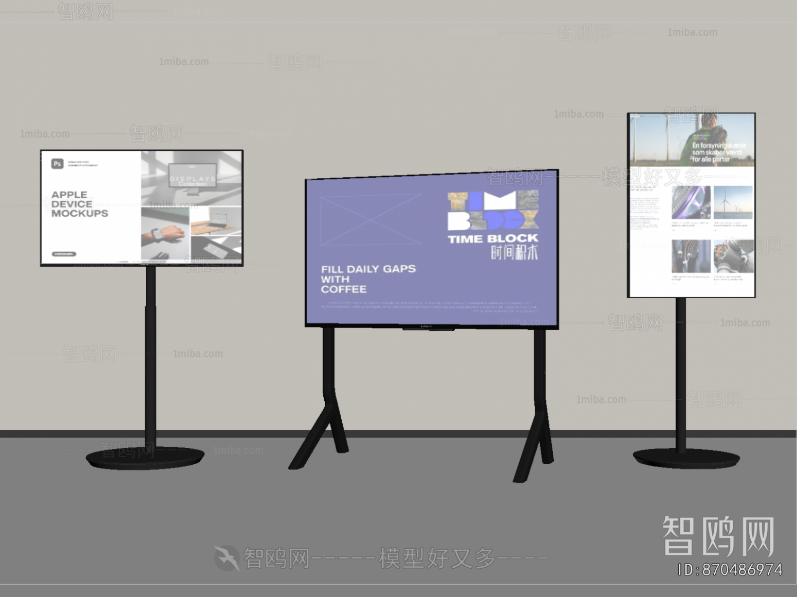 Modern Guide Board/bulletin Board