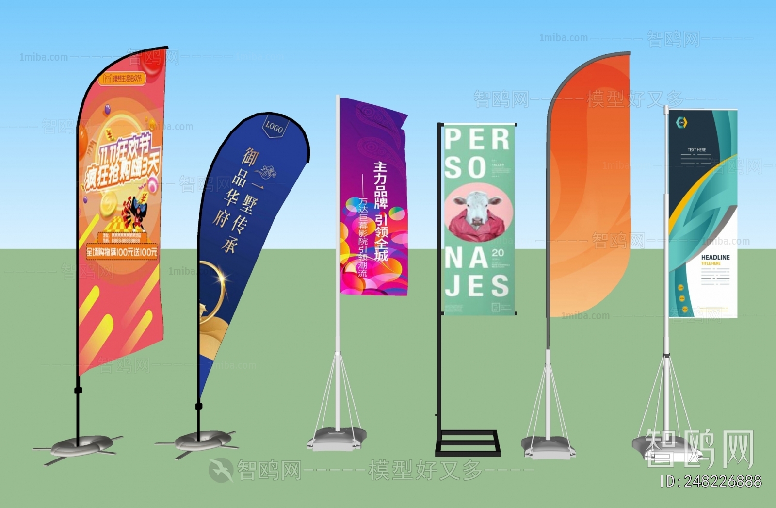 Modern Guide Board/bulletin Board