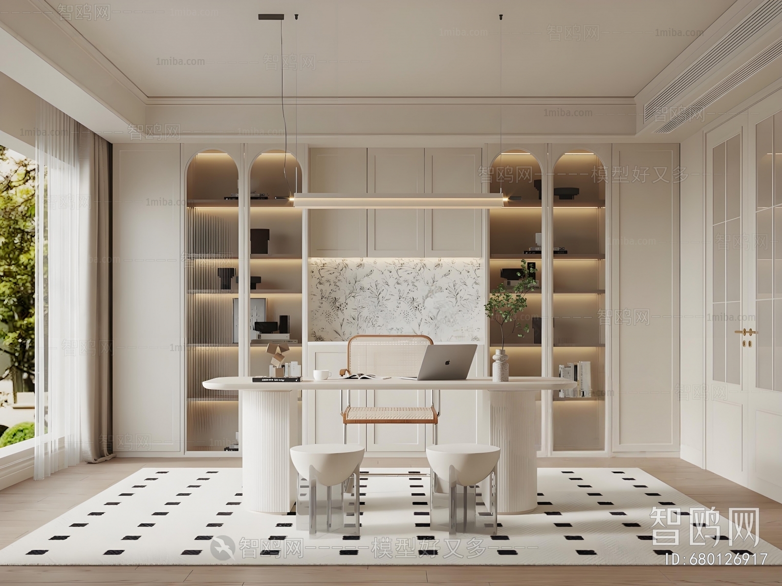 French Style Study Space