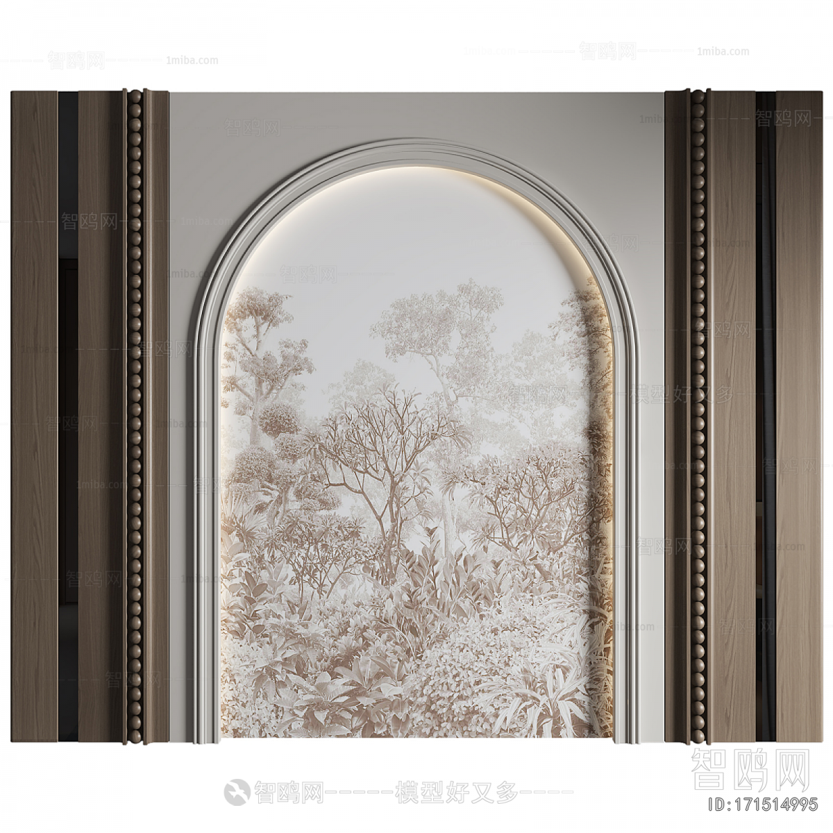 French Style TV Wall