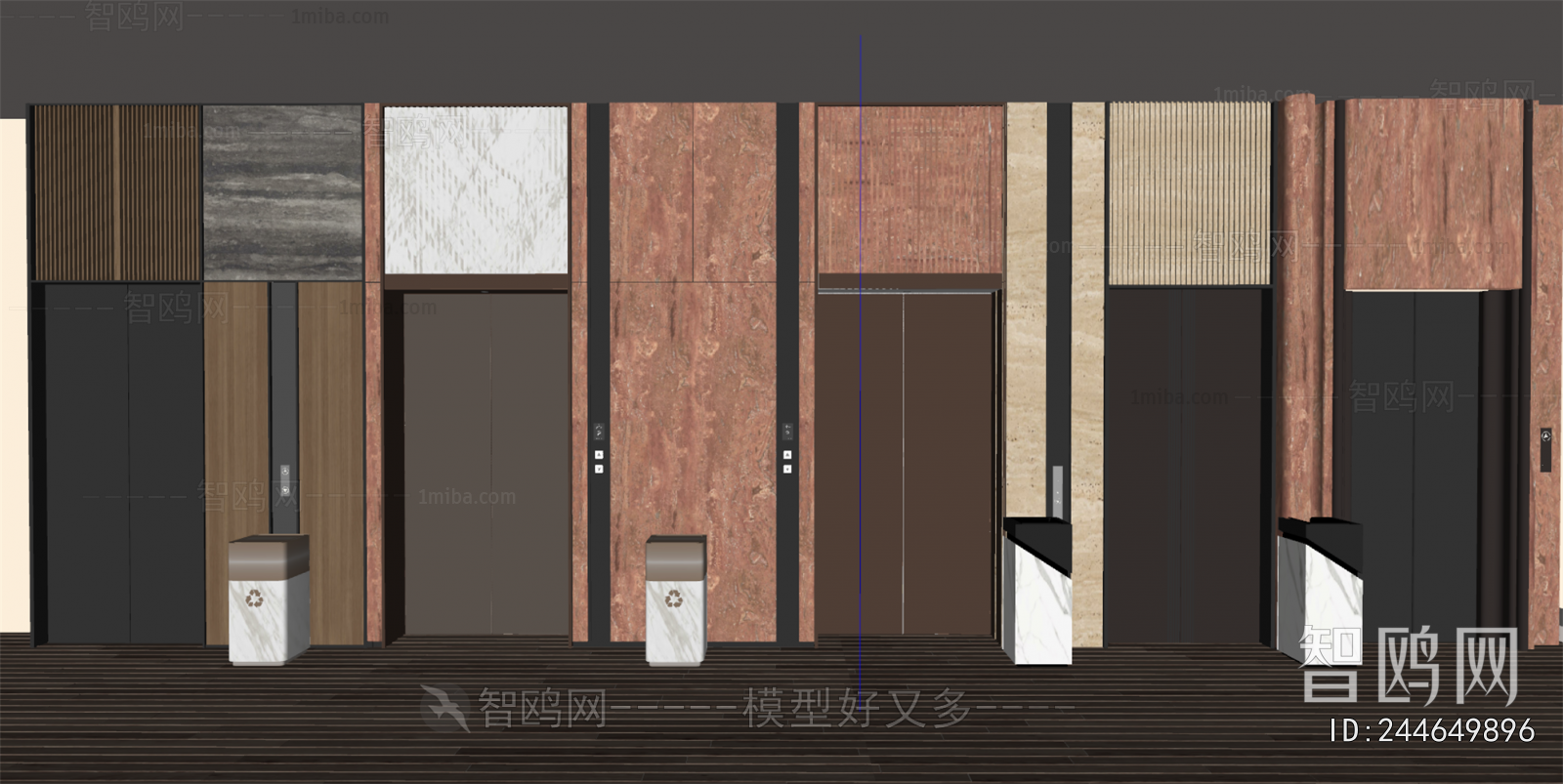 Modern Office Elevator Hall