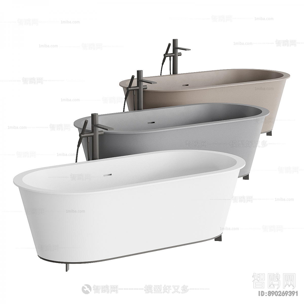 Nordic Style Bathtub