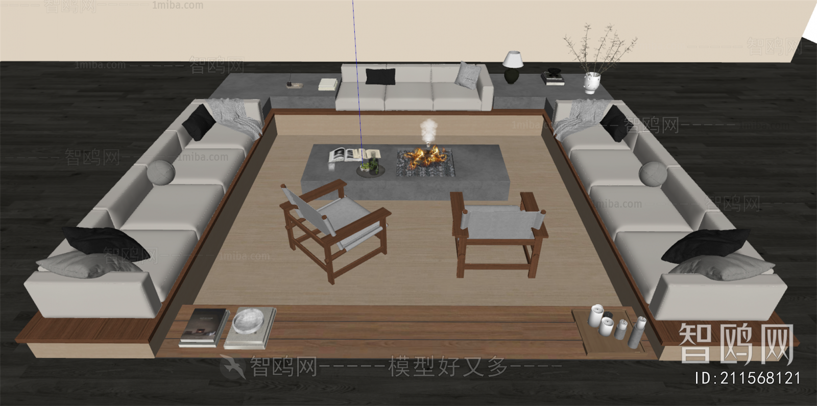 Modern Card Seat Sofa