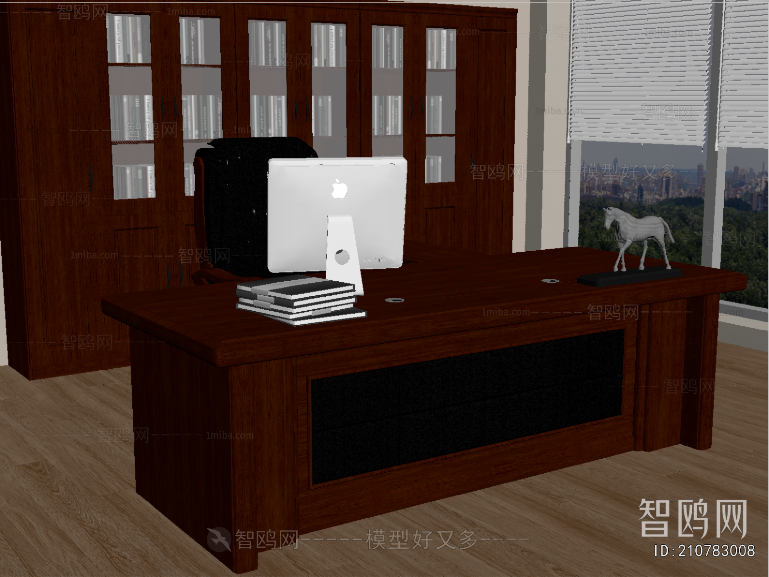 New Chinese Style Office Desk And Chair