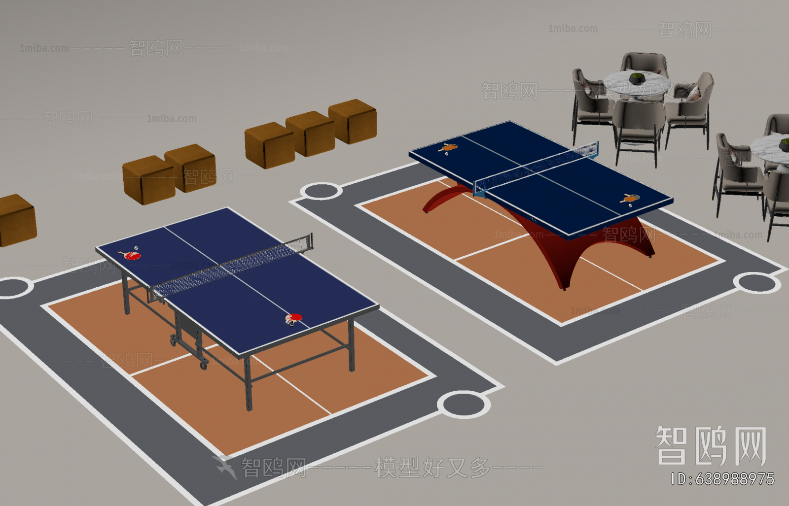 Modern Table-tennis Table