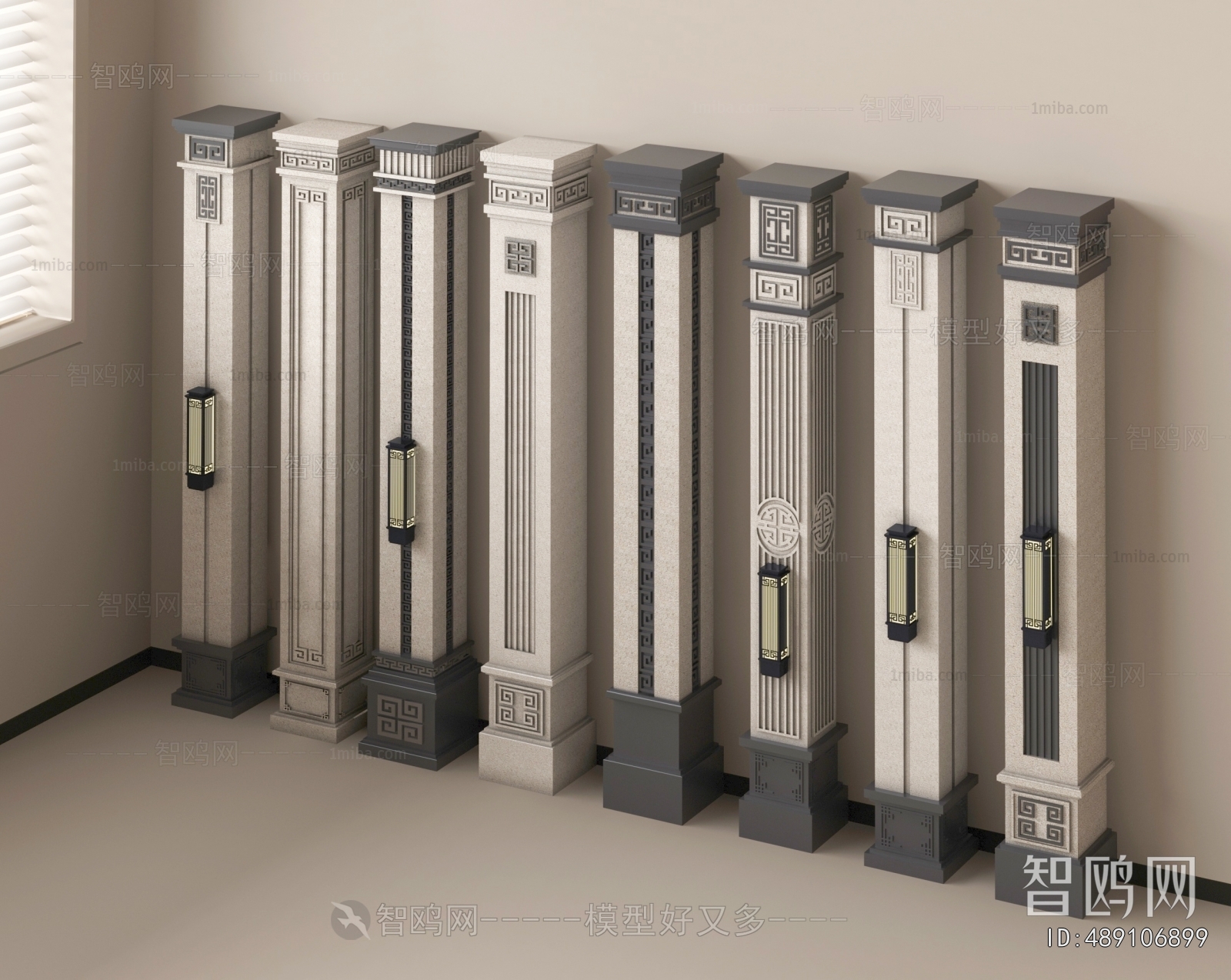 New Chinese Style Column