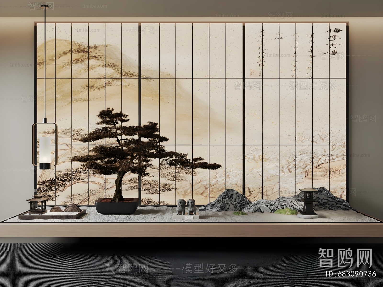 New Chinese Style Plant Landscaping