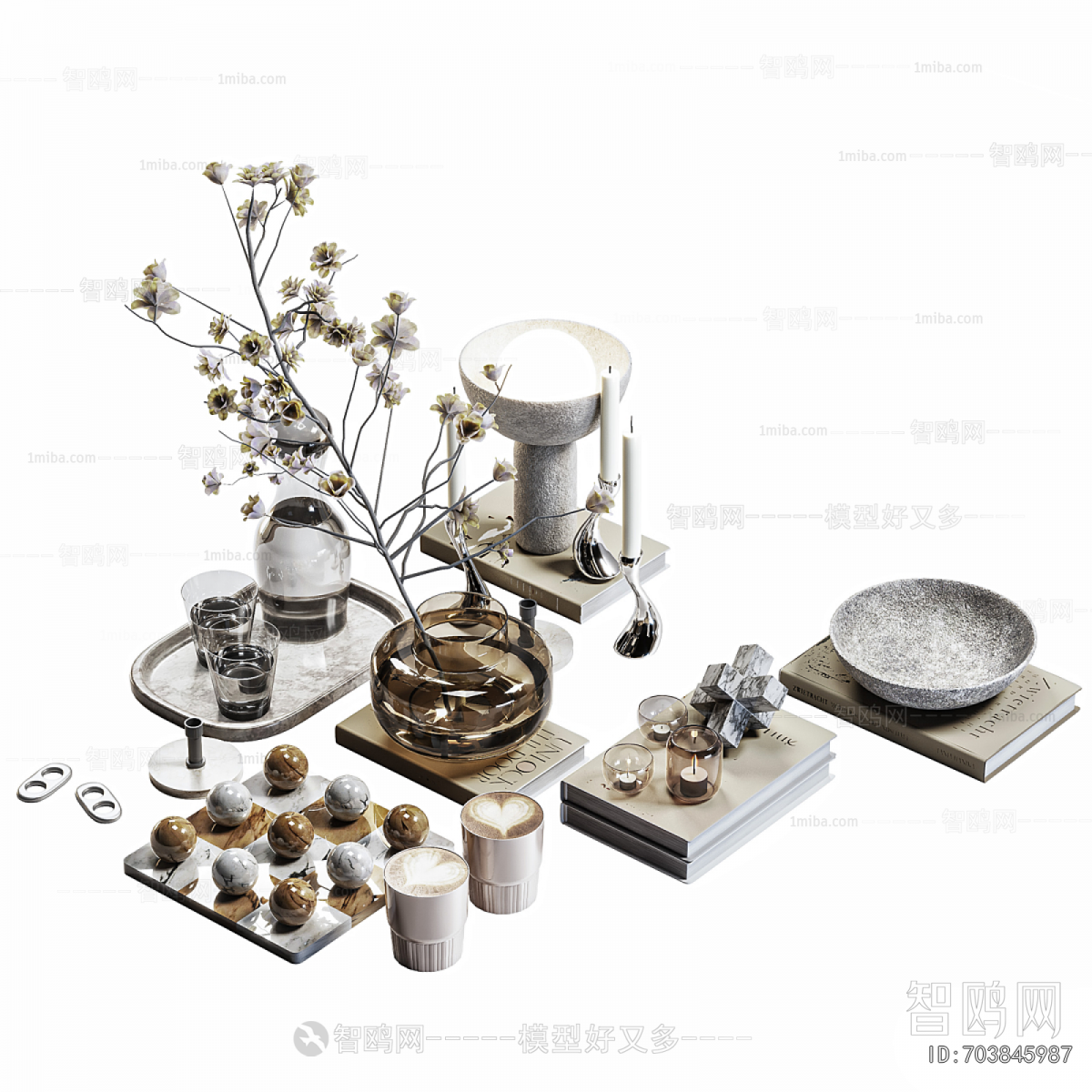 Chinese Style Decorative Set