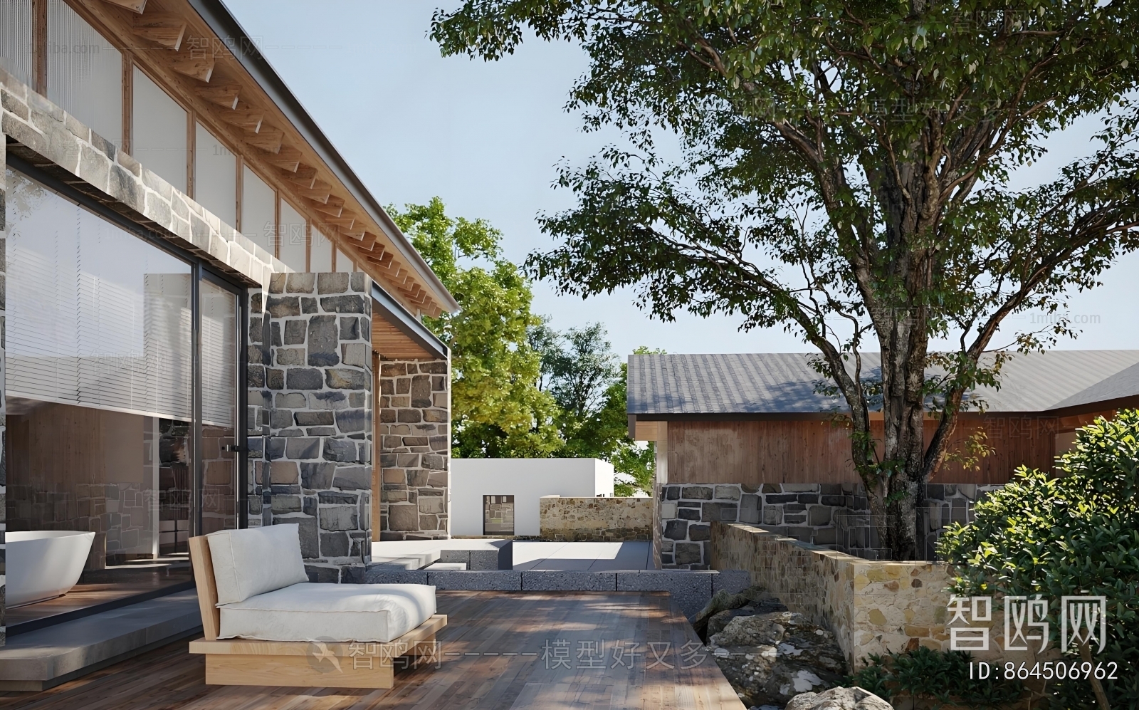 Modern Courtyard/landscape