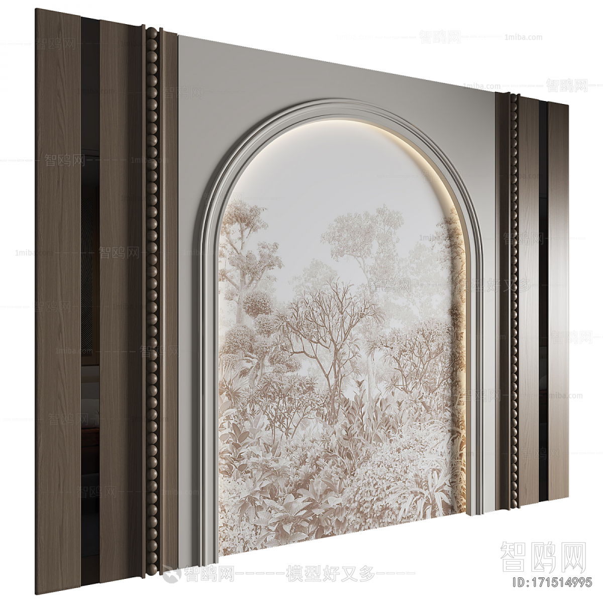 French Style TV Wall