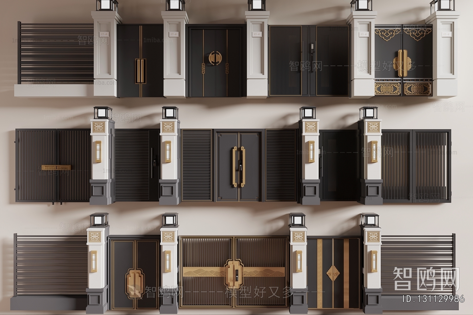 New Chinese Style Gate