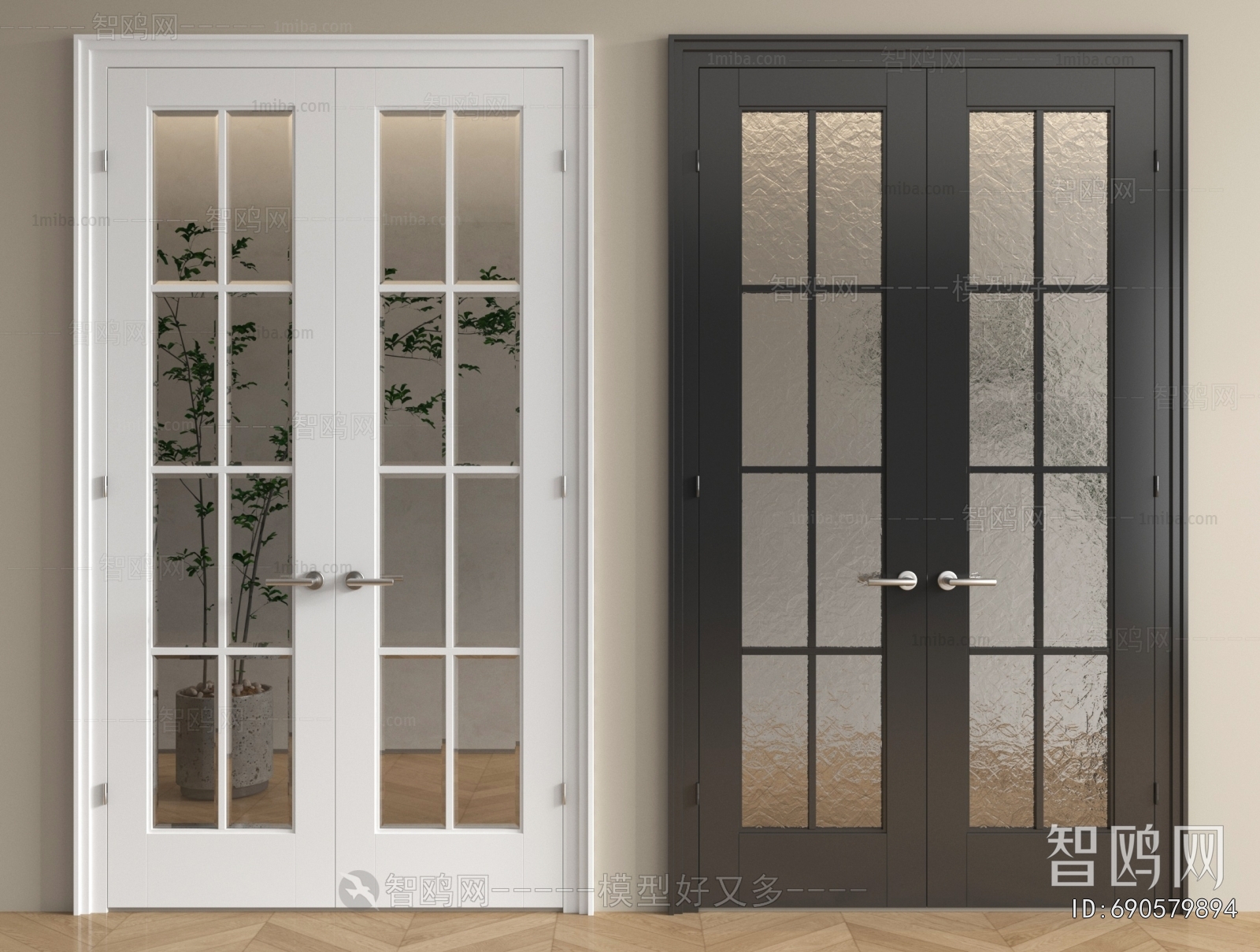 French Style Double Door