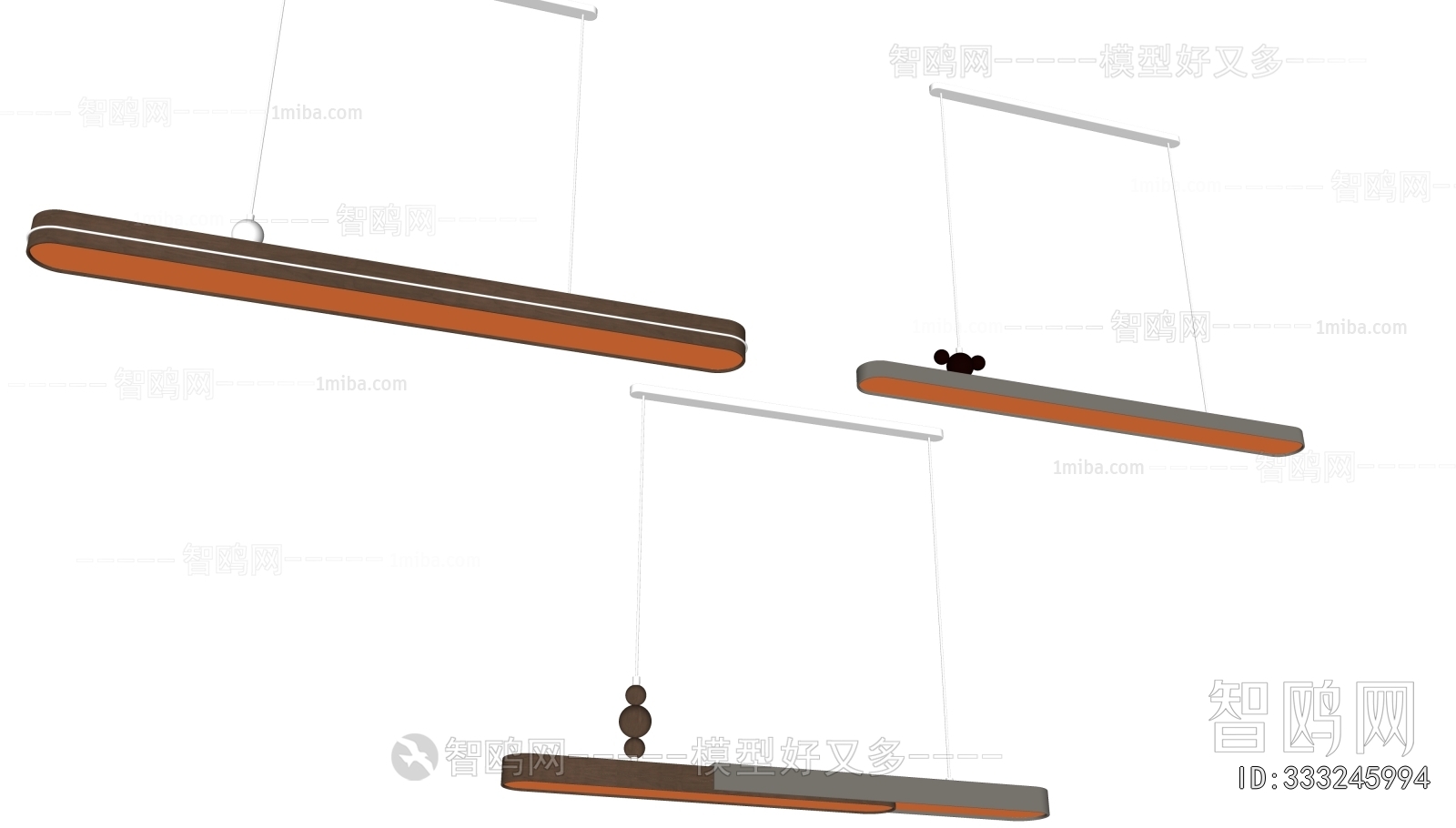 Modern Long Chandelier